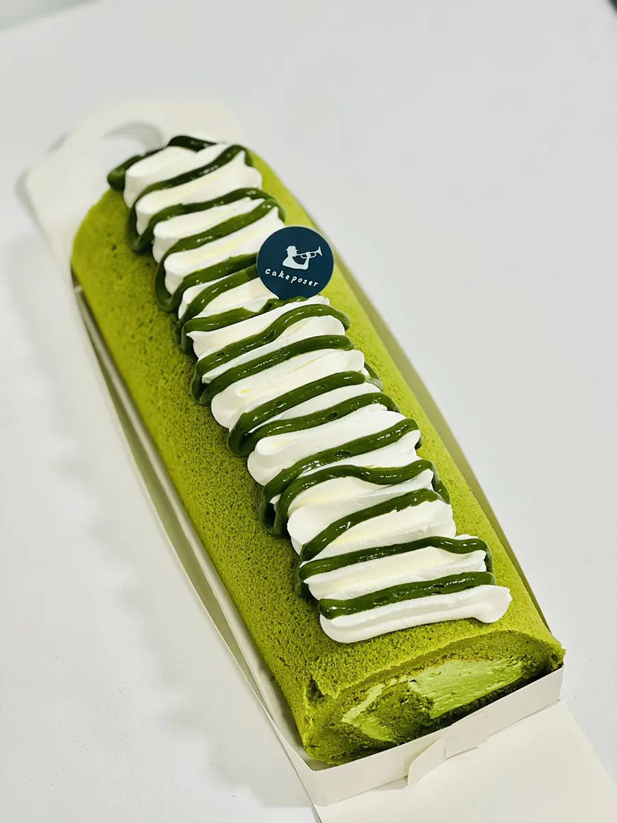 Matcha Swiss Roll at Cakeposer，a Bakery in Paoli